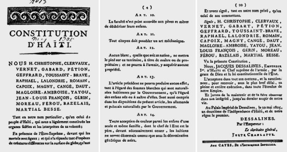Excerpts of the 1805 Constitution